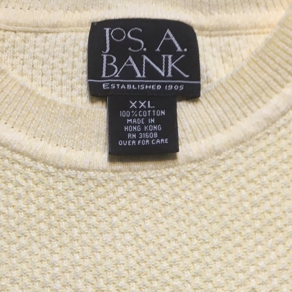 Jos A Bank Cotton XXL Crew Neck Sweater - Picture 6 of 6